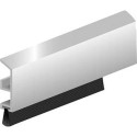 Joint de sol de porte ADS-B robuste visser alu. argent. L 1000mm (Par 10)