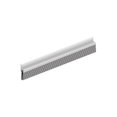 Joint de sol de porte IBS 39 à visser alu argent. H38 x L3000. BH20