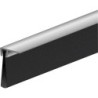 Joint de sol de porte IBS 90-32 à visser en aluminium argenté.H16xL1000. BH25.5