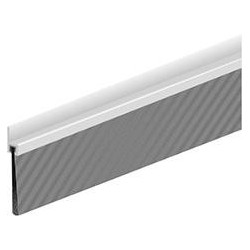 Joint de sol de porte IBS 60 non percé. Alu argent. H60 x L2500. BH40