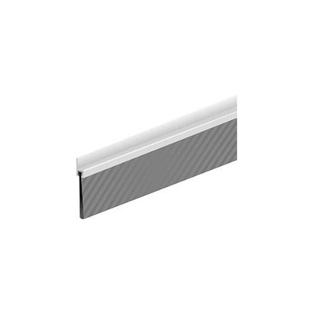 Joint de sol de porte IBS 60 non percé. Alu argent. H60 x L2500. BH40