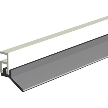 Rail d'étanchéité PTS-ULz. clouer KF blanc. H 16 x L 2100mm (Par 25)