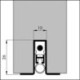 Joint de sol automatique Ellen-Matic-Omega argent. L 830mm