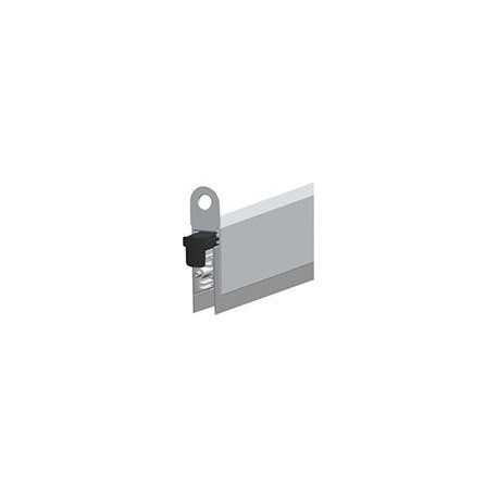 Joint de porte auto EllenMatic Optimal avec vis de montage. argent.L708