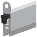 Joint de sol EllenMatic Optimal avec vis de montage. argent.L958