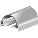 Profilé de porte va-et-vient DNP à visser Alu argent. L 2500mm