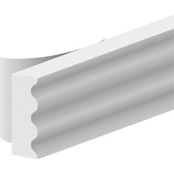 Bande d'étanchéité Ellenflex K autocollante EPDM blanc. Br9xL100mtr.SP 2-3