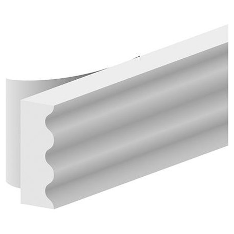 Bande d'étanchéité profilé Ellenflex K brun Br9 x L7.5mtr. mesure sp 2-3 (Par 8)