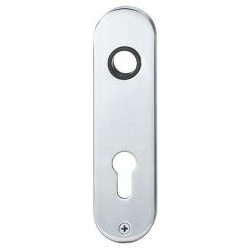 Plaque de porte courte ,BB, 0 14 1415,oval,Alu F1