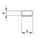 Bande de présentation 1 côté autocollante anthracite Br 9 x St 2mm. L 20mtr (Par 70)