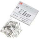 Rail d'étanchéité accessoires clous acier argent L 25mm (Par 20)