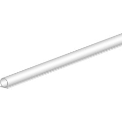 Joint profilé 137 à une pièce. Silicone blanc. Br8xDiam.7. L100m