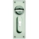 Poignée a encastrer porte galandage VK8, 0 424205,eck.Locht.Alu F1