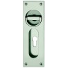 Poignée a encastrer porte galandage VK8, 0 424205,eck.Locht.Alu F1