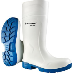 Bottes Dunlop FoodPro Purofort MultiGrip. blanc.bleu. Gr.37