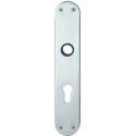 Plaque de porte courte ,VK8,WC-R, 0 14 1418,oval,Alu F1
