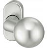 Poignée de porte 07 0846,a.ovale ,Alu F1