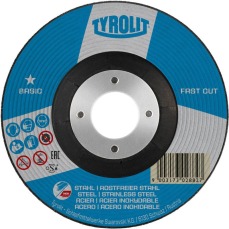 Disque à ébarber FASTCUT 125 x 6.0 mm A30P-BFB Tyrolit
