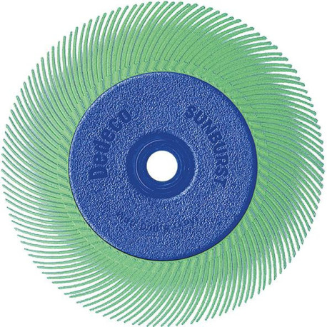 Brosse abrasive radiale Ø 150 x 12.7 x 25.4 mm P 50 vert. Type TA Tyrolit