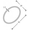 HT-Tube ovale 0 66 6802,F69 matt