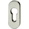 PT-Rosace porte profil PZ, 0 17 1729,oval,Alu F1 - blanc