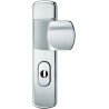 Ensemble poignée porte-serrure PZ,92mm,S2, ZA,Nr.7385 Acier inoxidable