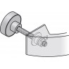 Montage Poignée de porte .M8 m pour MHK,Gr.6526 TS 75-84,6204