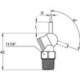 Buse haute pression XW pour tuyau de liquide de refroidissement 1/4 70bar Ø4.1x12.7mm gris LOC-LINE