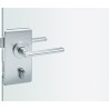 Ganiture de porte en verre , 0 13 4220,eckig,F69