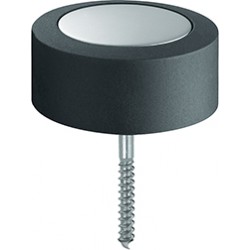 Tampon de porte ,24mm 0 38 3878,Alu F1,Ø48mm