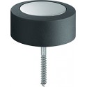 Tampon de porte ,24mm 0 38 3878,F69 matt,Ø48mm