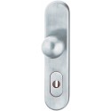 Ensemble poignée porte-serrure PZ,92mm,S2, ZA,Nr.7375 Acier inoxidable