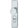 Poignée porte . PZ, 92mm, S2ZA, Nr.7376 Alu F1