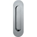 Poignée porte a encastrer 0 42 4250,oval,Alu F1