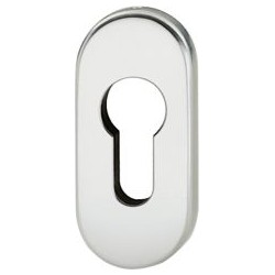 PT-Rosette coulissante porte,PZ, 0 17 1766,oval,Alu F1
