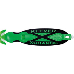 Couteau de sécurité XCHANGE 20 KLEEN vert KLEVER