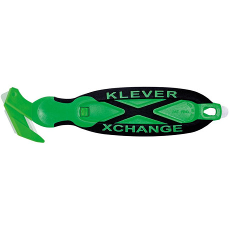 Couteau de sécurité XCHNAGE 35 KLEEN vert KLEVER