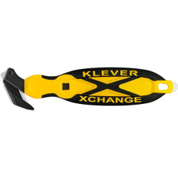 Couteau de sécurité XCHANGE 35 jaune KLEVER
