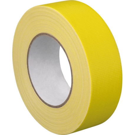 Ruban béton jaune surface poussiéreuse 44 mm x 50 m