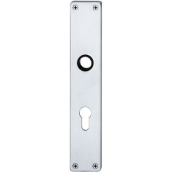 Plaque de porte longue ,PZ, 0 14 1410,carré,F69 matt