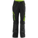 Pantalon femme FORTIS 24 noir/vert citron. Gr. 50
