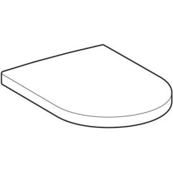 Abattant WC Geberit COURREGES avec couvercle adapté pour WC 203 100 blanc