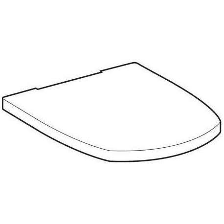 Abattant WC VITELLE m De abn charniere ES fermeture automatique blanc