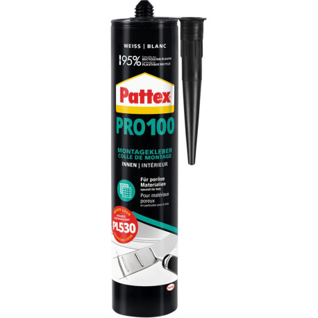 Adhésif de montage Pattex PRO100 400g (Par 12)