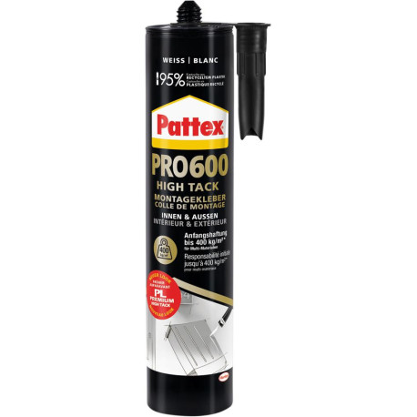 Adhésif de montage Pattex PRO600 440g (Par 12)