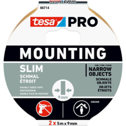 tesa Montage PRO étroit 2x 5m:9mm 66714-00000-00 (Par 10)
