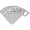 Support tuyau arrosage Alu Gr.2, B266 mmxT108 mm