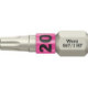 Embout dur dur 1/4 DIN 3126 C6.3 T20x25mm fonction de maintien Wera