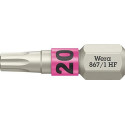 Embout dur dur 1/4 DIN 3126 C6.3 T20x25mm fonction de maintien Wera
