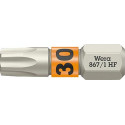 Embout dur dur 1/4 DIN 3126 C6.3 T30x25mm fonction de maintien Wera